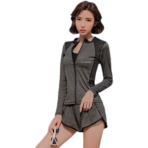 
Couple wetsuit split set K suit women's long-sleeved men's surf suit plus fat plus size swimsuit snorkeling suit jellyfish