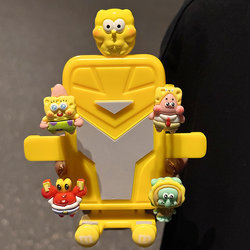 Spongebob electric car mobile phone holder 2025 new battery motorcycle bicycle riding navigation mobile phone fixation