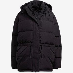 Adidas/Adidas genuine clover warm and loose waist women's hooded down jacket GD2501