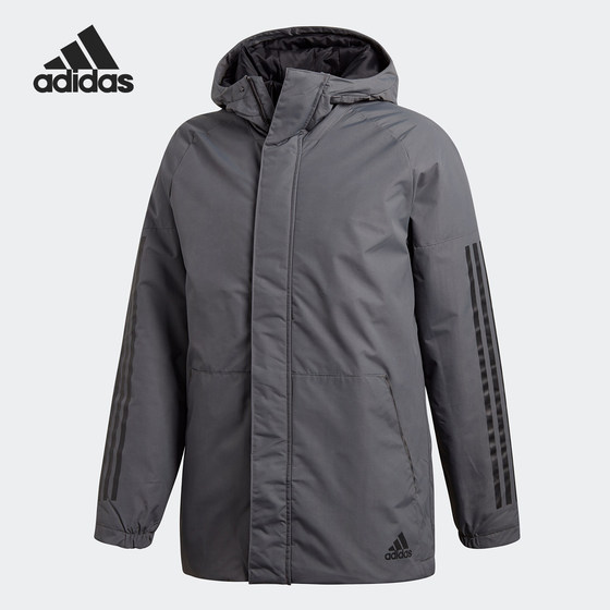 
Adidas/Adidas Genuine Sports Men's Warm Training Hooded Jacket Cotton CY8641