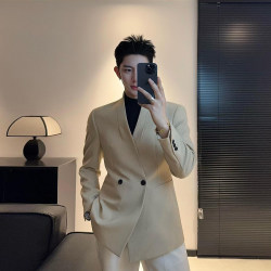 Men's Suit Jacket 2025 New Style British Slim Fit Wedding Formal Wear High-End Business Casual Suit Set
