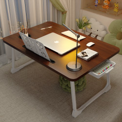 Bed desk folding small table bed desk computer desk bay window bedroom dormitory bed small table study table
