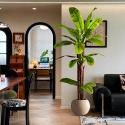 Artificial Plant Banana Tree Indoor Living Room Large Decorative Ornament High-End Bionic Green Plant Floor-Standing Potted Atmosphere Tree