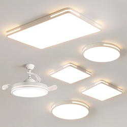 Zhongshan Lighting Factory Direct Sales Living Room Lamp Modern Simple and Elegant 2025 New Model Guangdong Set Combination Ceiling Main Light