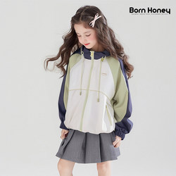 Girls' Windbreaker Jacket Spring and Summer Sun Protection Clothing 2026 New Children's Clothing Girls' Big Kids Cardigan Top