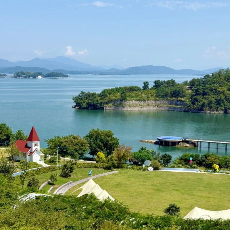 杭州千岛湖纯玩一日游(2-6人团中心湖游船登岛天屿山日落植物园)