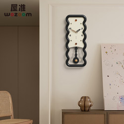 Wozoom No-Drill Vintage-Style Wall Clock for Living Room Home Use 2026 New Creative Clock Wall Hanging