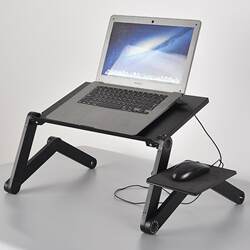Cooling Laptop Table Creative Aluminum Lift Folding Bracket Bed Desk Mobile Lazy Computer Table