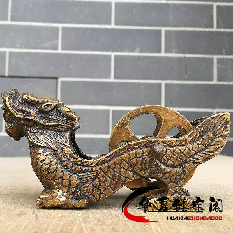 古玩老物件收藏铜鎏金青铜器大清乾隆年制双凤孔雀花瓶铜器摆件