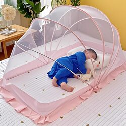 Special Mosquito Net for Baby Beds, Foldable Mosquito Cover for Babies, Newborns and Children, No Installation Required, Portable Yurt-Style