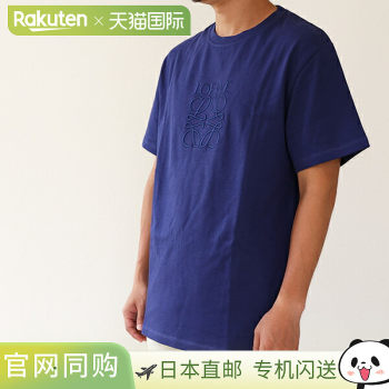 
Japan Direct Mail LOEWE Regular T-Shirt H526Y22XB8 Men's Short Sleeve Regular Round Collar