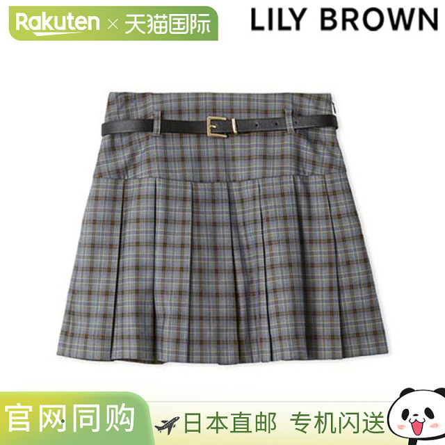 LILY BROWN bottoms 25 spring and summer lace-up pleated skirt shorts mini long high waist lwfp251041