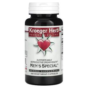 Kroeger Herb Co, men's special formula, 100 vegetarian capsules