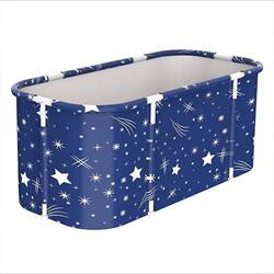 Thickened Adult Folding Bath Tub, No-Installation Required, Household Extra-Large Full-Body Soaking Bathtub