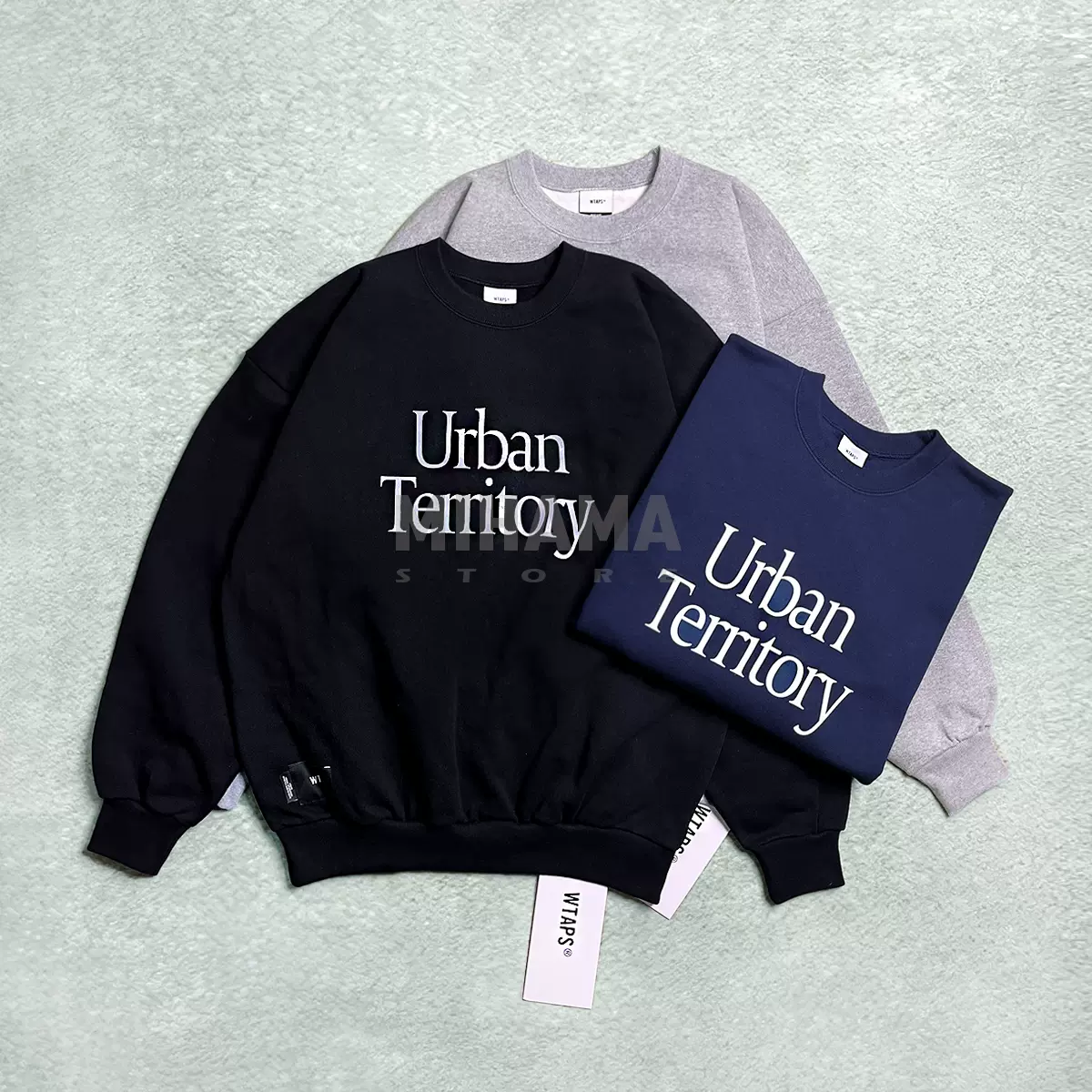 wtaps prtc sweater スウェット　新品未開封 WTAPS 新品 ダブルタップス ACADEMY SWEATER スウェット NAVY