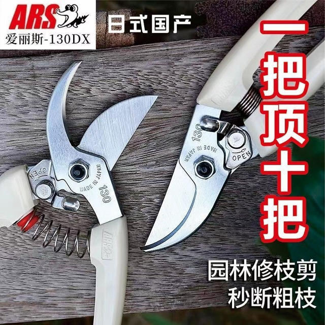 Japan imported pruning shears 130DX flower shears gardening shears 3 garden scissors fruit tree shears