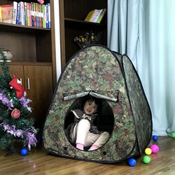 Children's Tent Foldable Outdoor Camping Indoor Playhouse for Girls and Boys Portable Quick-Open Home Toy for Babies