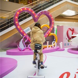 Trendy Dynamic Power-Generating Bicycle for Mall Celebration Event, Warm-Up Props, Power-Generating Bike, Popcorn, Cotton Candy, Juicer