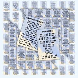 128 Music Notation Stickers, Creative and Fun Peripheral Products, Desktop Decoration, Waterproof Stickers for Mobile Phones and Notebooks