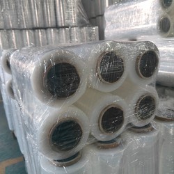Stretch Film Packaging Transparent Wholesale Large Roll Pe Industrial Fresh-Keeping Stretch Film Wrapping Protective Film Plastic Film