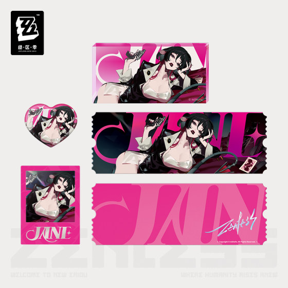 [Zero Official] Frequency Modulation Image Series Simplified Badge/Acrylic Ornaments/Laser Ticket Set Group