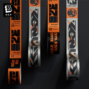 [Zero Zero/Three Z]Urban Kit Series Sealing Tape Orange/Silver