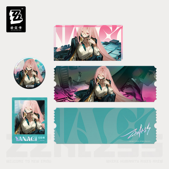 
[Juejue Zero Official] Frequency Modulation Image Series Yuecheng Liu Badge/Acrylic Ornaments/Laser Ticket Set Group