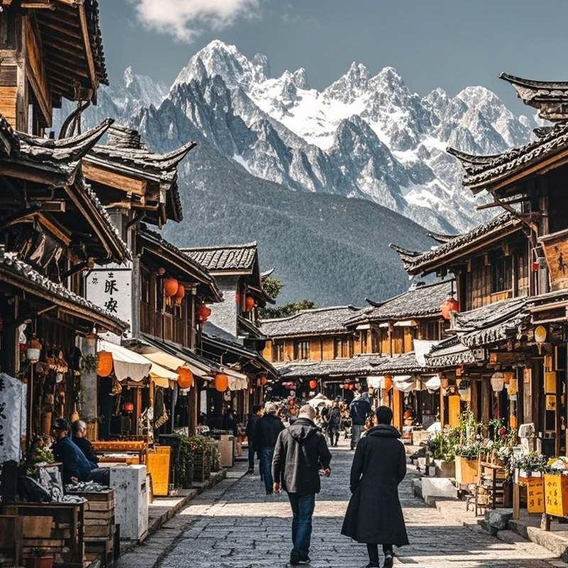 云南纯玩小团丽江古城泸沽湖玉龙雪山蓝月谷云沙坪5天4晚旅游跟团