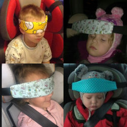 Car safety seat sleeping baby baby children pillow accessories trolley travel head fixing belt head shelving anti-hanging