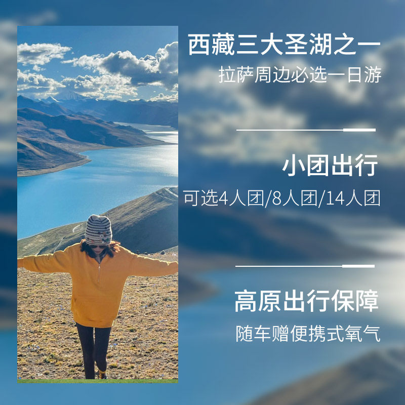 4人小团西藏拉萨羊卓雍措卡若拉冰川/日托寺拼车包车纯玩一日游