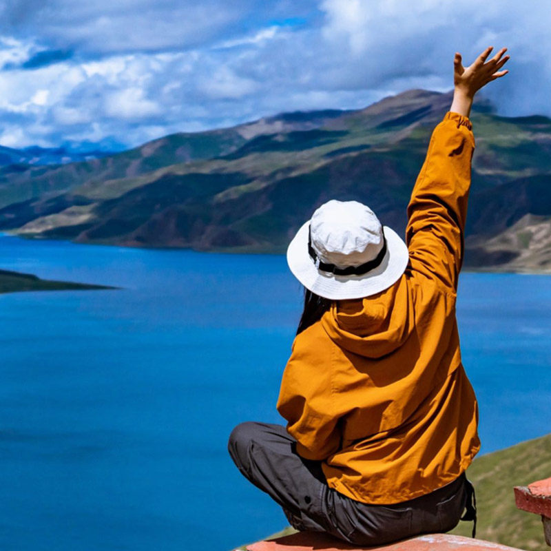 4人小团西藏拉萨羊卓雍措卡若拉冰川/日托寺拼车包车纯玩一日游