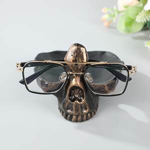 
Cross-border new skull glasses frame furniture decoration storage crafts desktop decoration creative home furnishings