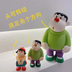 The Head Can Move! Super Cute Fat Tiger Figurine, Extra Large Desktop Phone Stand, Car Decoration, Home Decoration, Gift