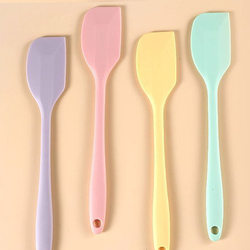 Integrated Silicone Scraper Baking Tool, Temperature-Resistant Silicone Scraper, Cream Cake Spatula, Baking Spatula, Cream Scraper