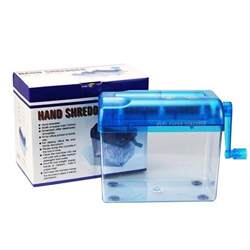 Manufacturer manual shredder a6 mini household hand shredder small office shredder desktop strip shredder