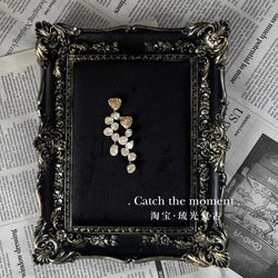 Lucifer Vintage Jewelry Display Stand Retro Photo Frame Ring Tray Stall Display Jewelry Props