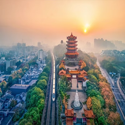 6人旅行团/湖北武汉旅游1日黄鹤楼/省博物馆/武大/东湖/长江大桥