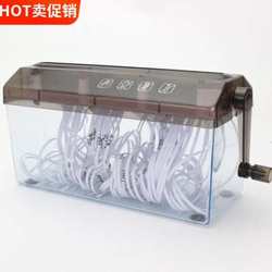 Manual shredder a6 mini household hand shredder small office shredder desktop strip shredding