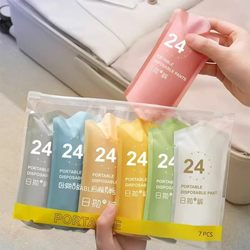 Disposable Underwear for Women, Individually Packaged, Sterile, Suitable for Travel, Postpartum, Large Size, No-Wash, Daily Use, Travel