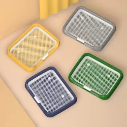 Dog toilet flat-type removable feces basin for small and medium-sized dogs