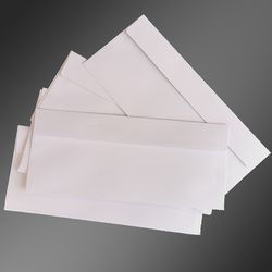 Blank envelope Western-style American version No. 10 self-sealing size 24.1-10.5 cm with double-sided tape on the cover