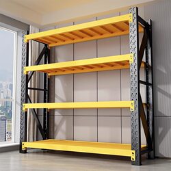 Warehouse Storage Shelves, Multi-Layer Storage Racks, Supermarket Snack Racks, Express Delivery Racks, Household Factory Heavy-Duty Iron Shelves