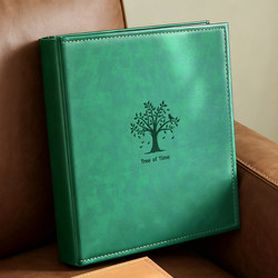 1000-Page Leather Photo Album Commemorative Album 5inch 6inch Photos Children's Growth Family Photo Album Large-Capacity Storage Album