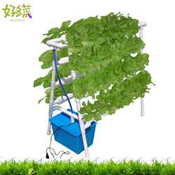 72-hole three-dimensional flower frame double-sided pipe soilless cultivation equipment Balcony vegetable planting Hydroponic vegetable circulation hydroponic machine