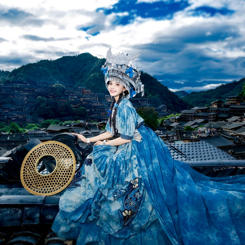 8人小团贵州旅游纯玩5天4晚黄果树瀑布西江苗寨天眼小七孔亲子游