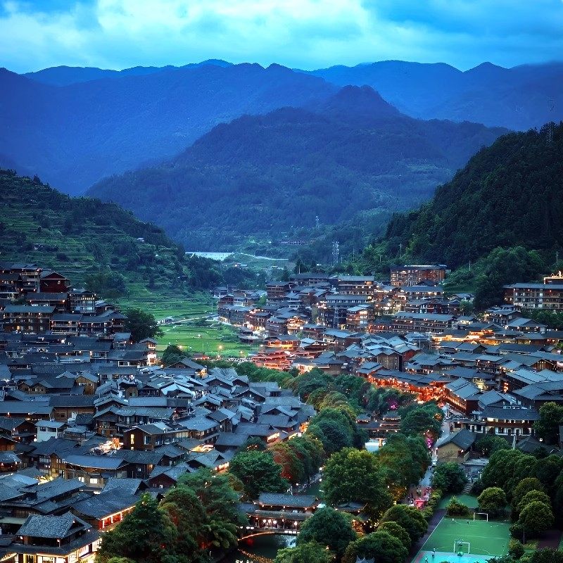 2-8人小团贵州旅游纯玩2天1晚西江千户苗寨+荔波小七孔贵阳跟团游