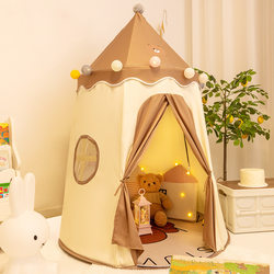 Girls' Tent Indoor Children's Yurt Secret Base Cabin Small House Baby Princess Castle Birthday Gift