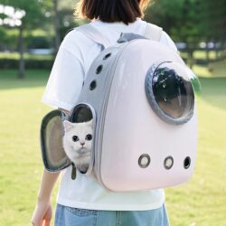 Cat Carrier, Portable Bag, Space Capsule Cat and Dog Backpack, Pet Flight Box, Double Shoulder Pet Bag, Dog Bag, Special for Cats