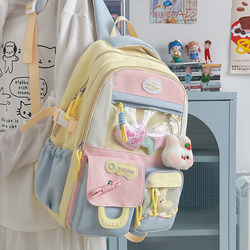 High-Looking Instagram Backpack 2025 New Model Large-Capacity Backpack for Middle and High School Students, Elementary School Students, School Bag for Girls