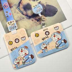 Cute and Stylish Creative Cartoon Student Campus Card Holder, School Id Card Holder, Transportation Card Holder, Meal Card Holder, Subway/Bus Card Holder, Access Card Holder, Anti-Lost Horizontal Version Nurse Id Badge Holder, Retractable Work Badge Holder